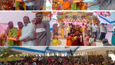 Photo of सिरोंचा येथील श्री.गोदादेवी व रंगनाथस्वामी कल्याण महोत्सव कार्यक्रमासाठी अजयभाऊ कंकडालवार दाम्पत्याकडून एकवीस हजार रु.ची.देणगी..!